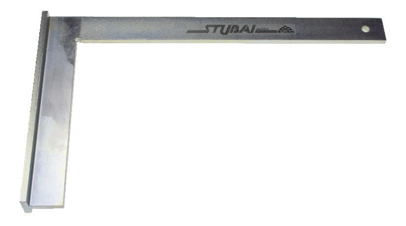STUBAI Engineer‘s steel square with stock support