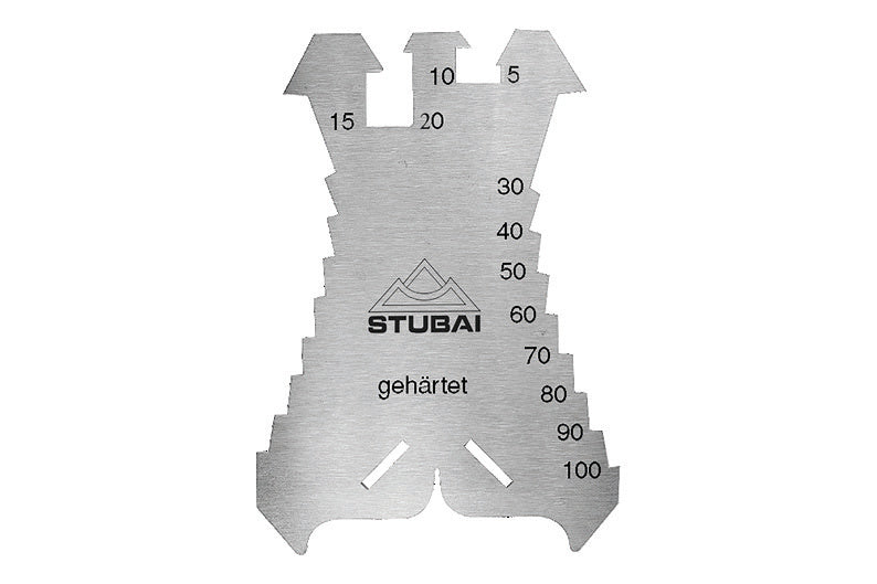 STUBAI Marking template, hardened, stainless