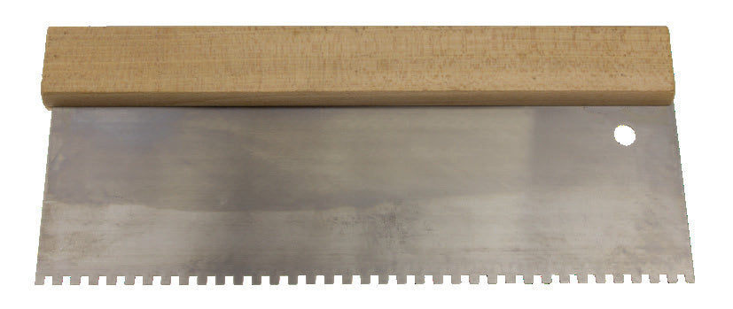 STUBAI Adhesive distribution spatula, long, serrated