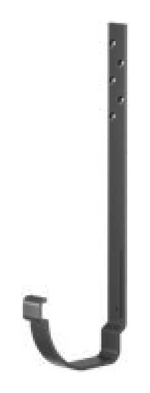 Siba Tech Gutter Bracket - half-round extra long gutter bracket