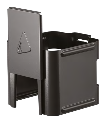 Siba Tech Downpipe Bracket - square downpipe bracket for concrete