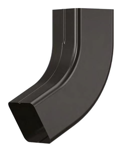 Siba Tech Downpipe Fitting - square 80 x 80 mm elbow and downpipe outlet